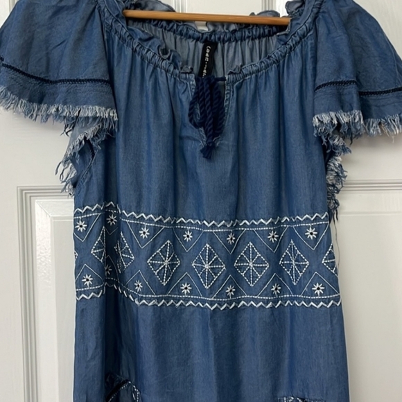 Banjara Boho Denim Dress NWT! - Picture 7 of 11